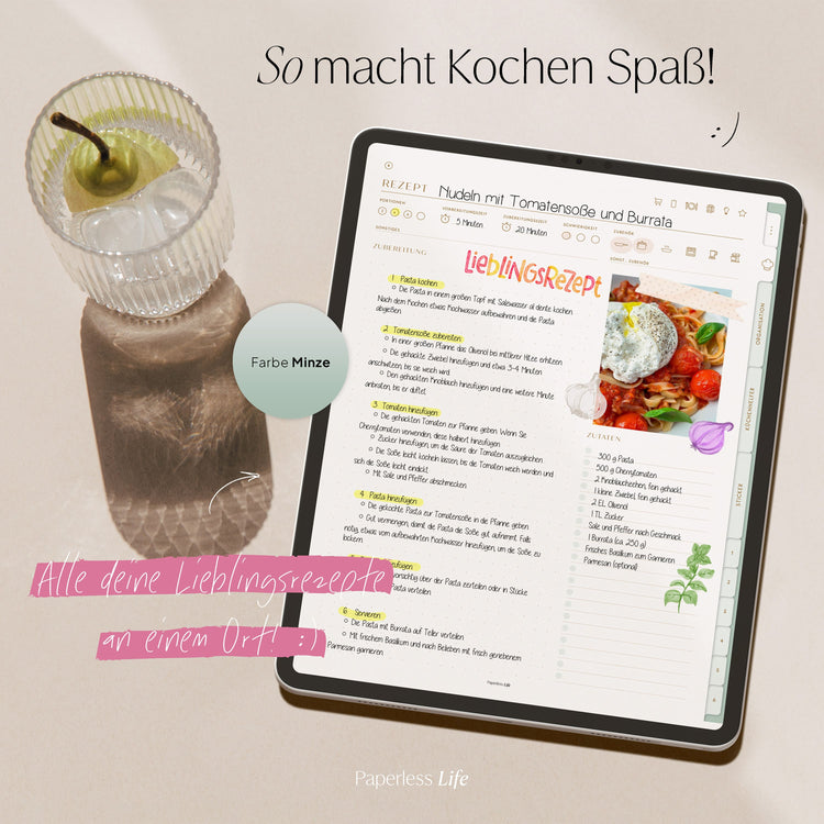 Digitales Rezeptbuch