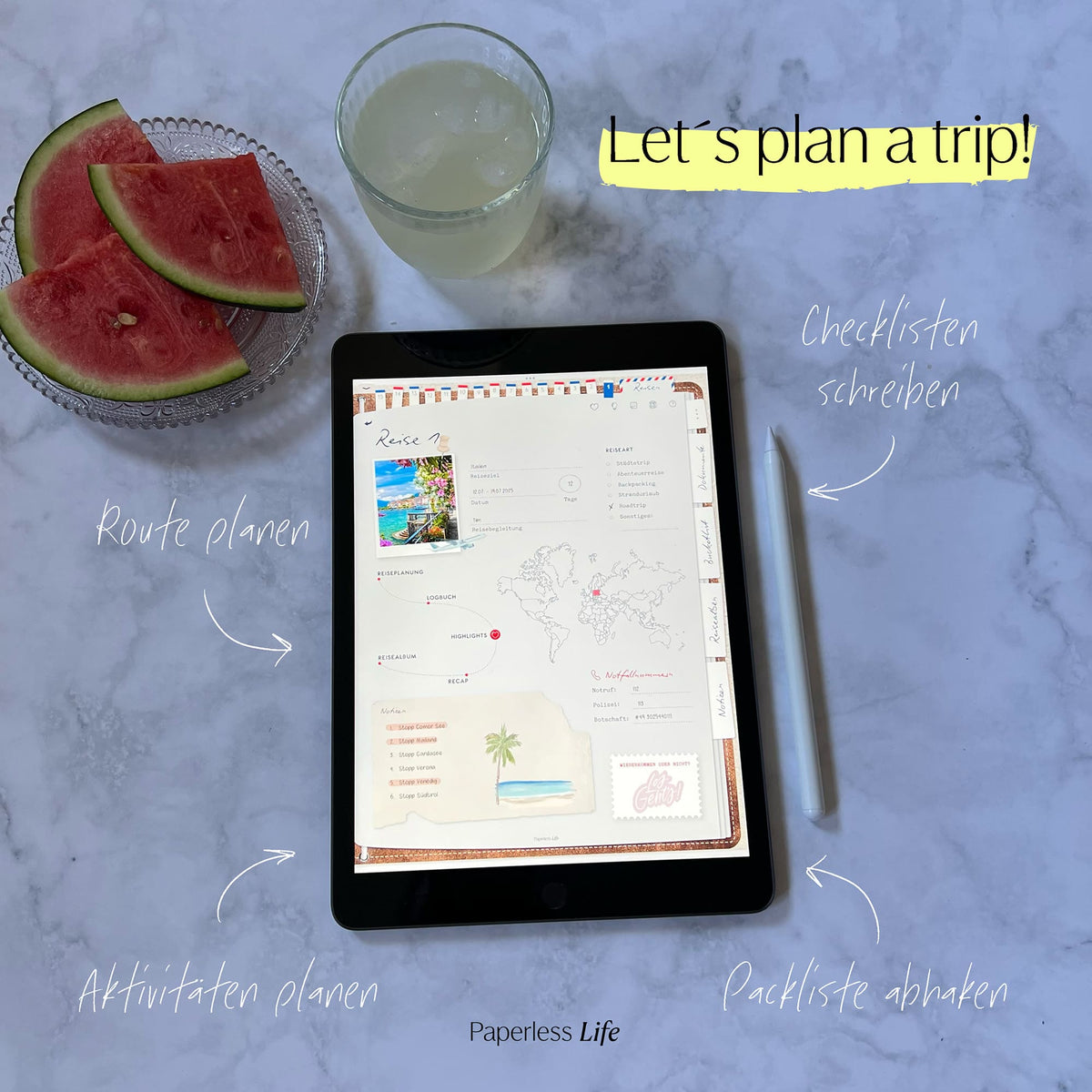 Digitale Reisetagebücher