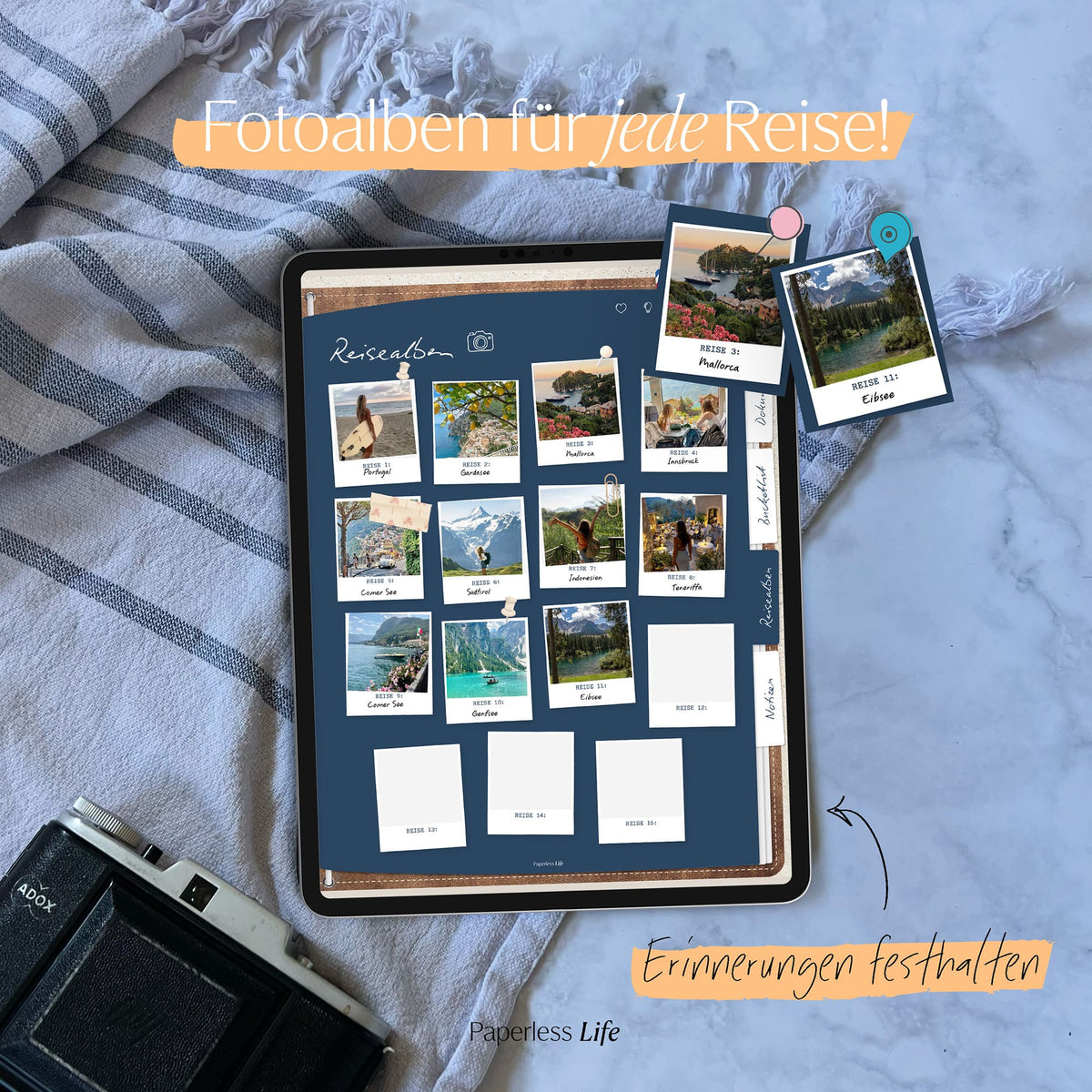 Digitale Reisetagebücher