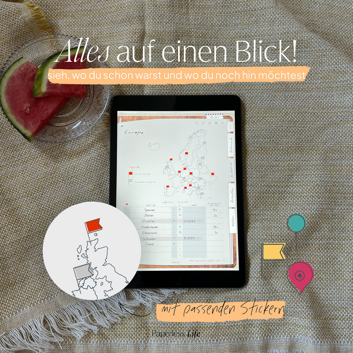Digitale Reisetagebücher