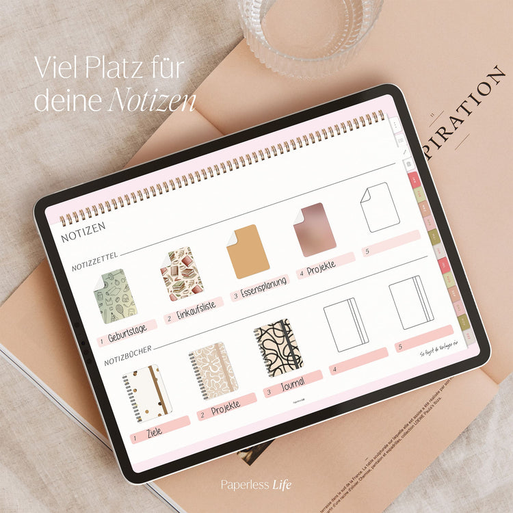 Digital monthly planner 2025