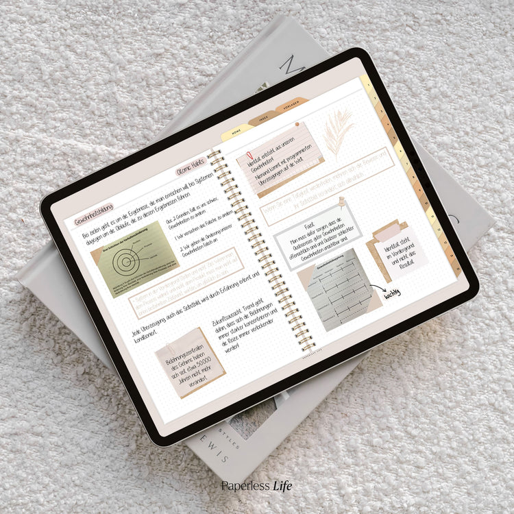 Digitales Notizbuch "Endlich Papierlos" - 15 Reiter | Limited Edition