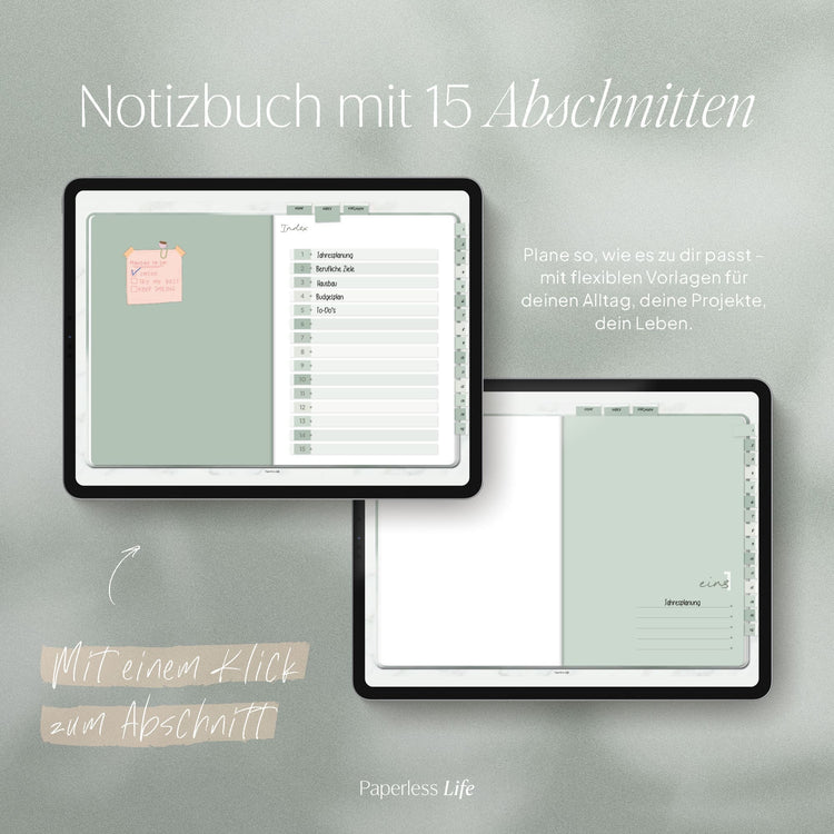 Digitales Notizbuch - 15 Reiter | Passend zum Gamechanger 2026