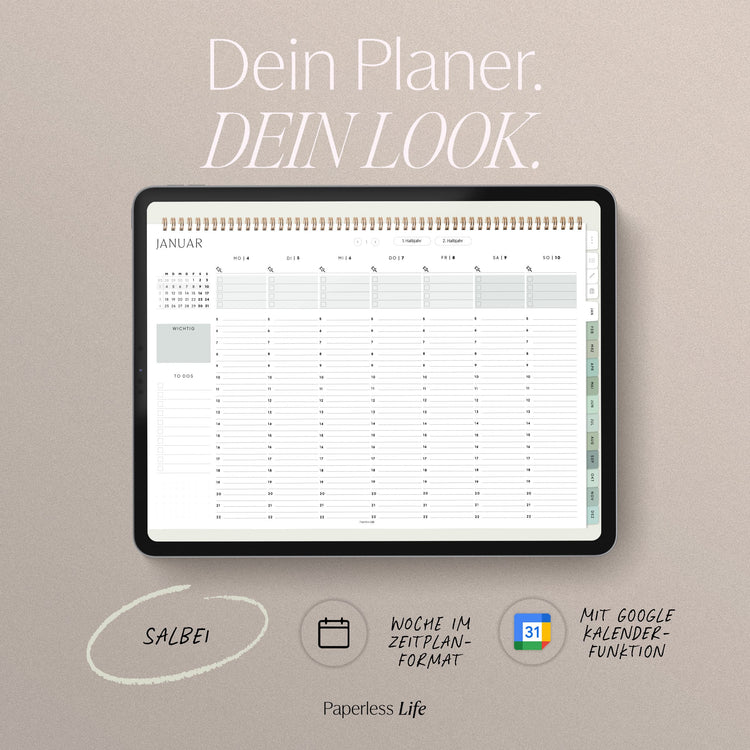 Digital Weekly Planner 2025