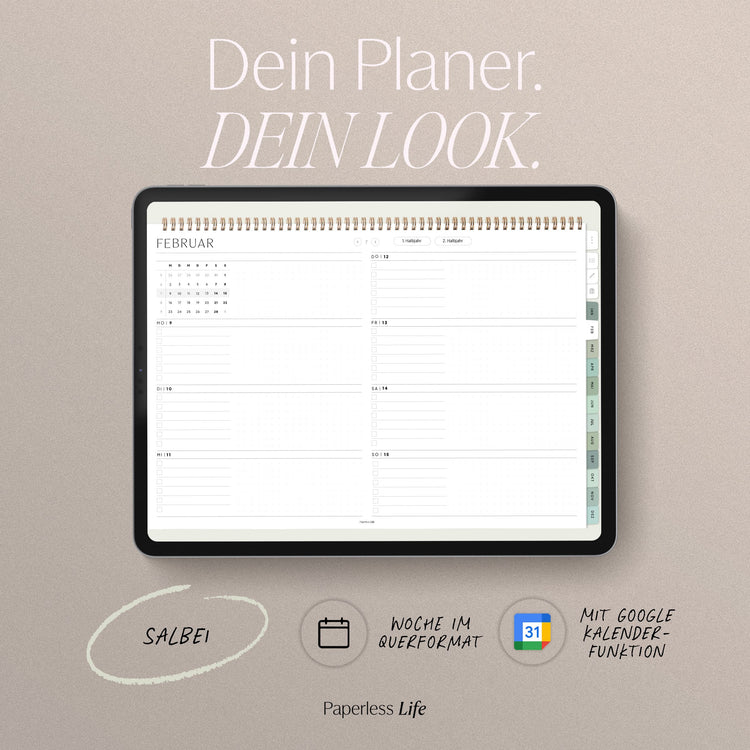 Digital Weekly Planner 2025