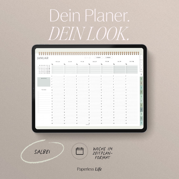 Digital Weekly Planner 2025