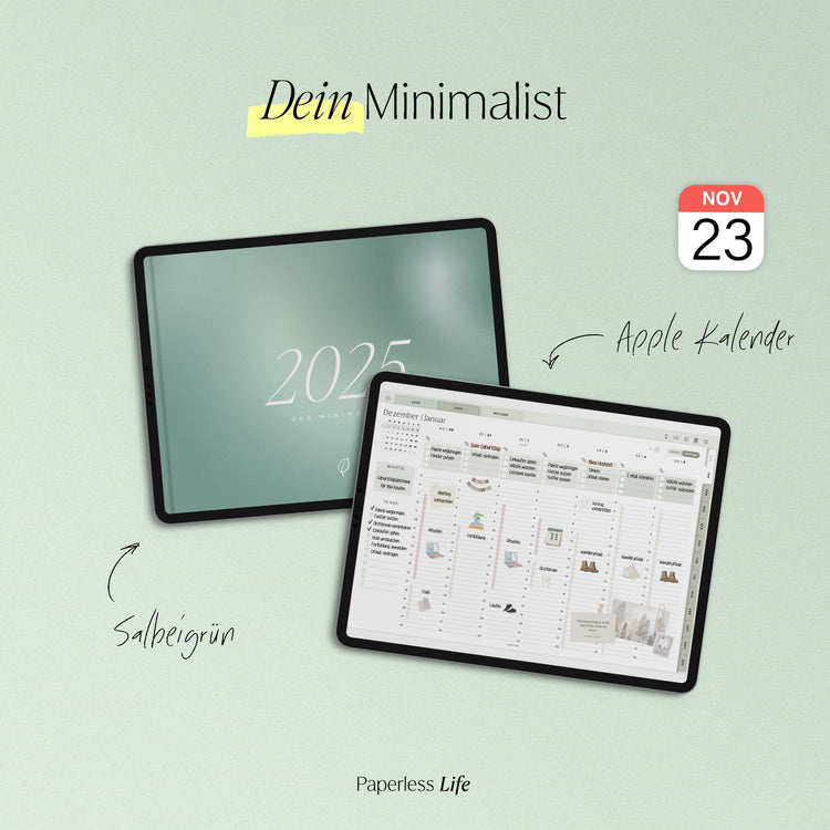 Digitaler Planer 2025 | Der Minimalist