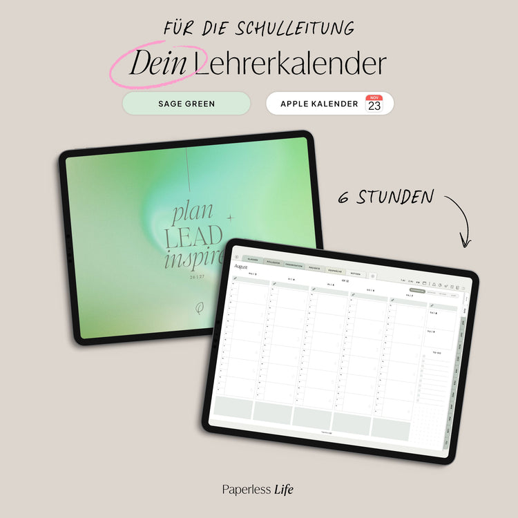 Digitaler Planer für die Schulleitung 26/27
