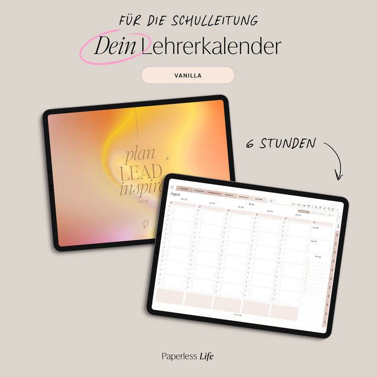 Digitaler Planer für die Schulleitung 26/27