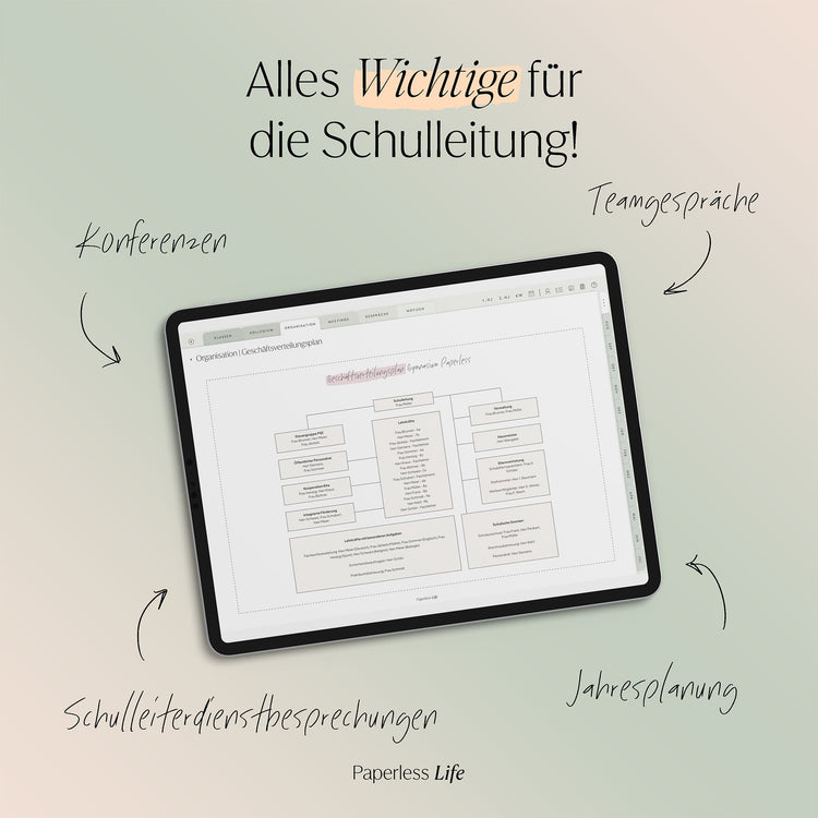 Digitaler Planer für die Schulleitung 25/26