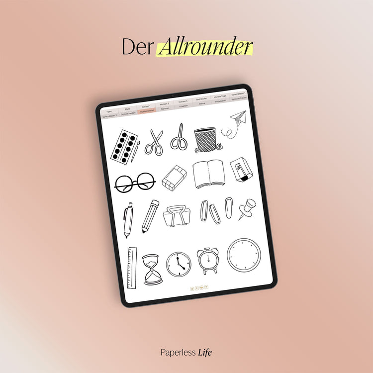 "Die Arbeitsblatt-Fabrik" - Digitale Sticker für die Gestaltung deiner Arbeitsblätter