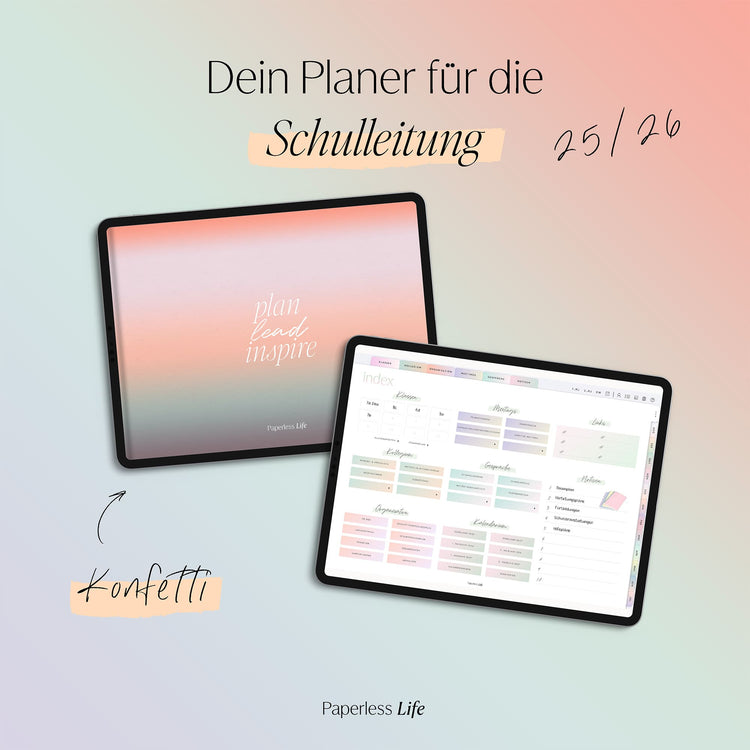 Digitaler Planer für die Schulleitung 25/26