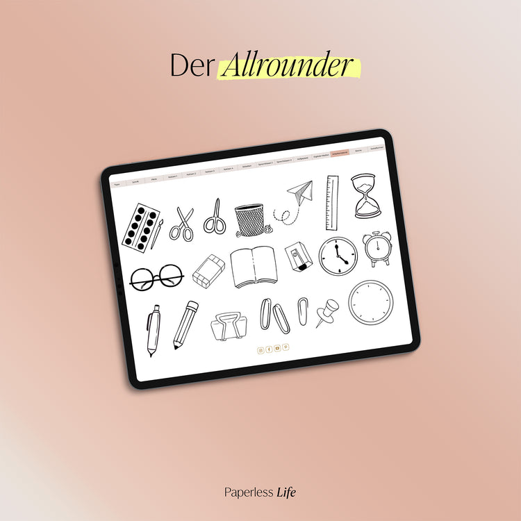 "Die Arbeitsblatt-Fabrik" - Digitale Sticker für die Gestaltung deiner Arbeitsblätter