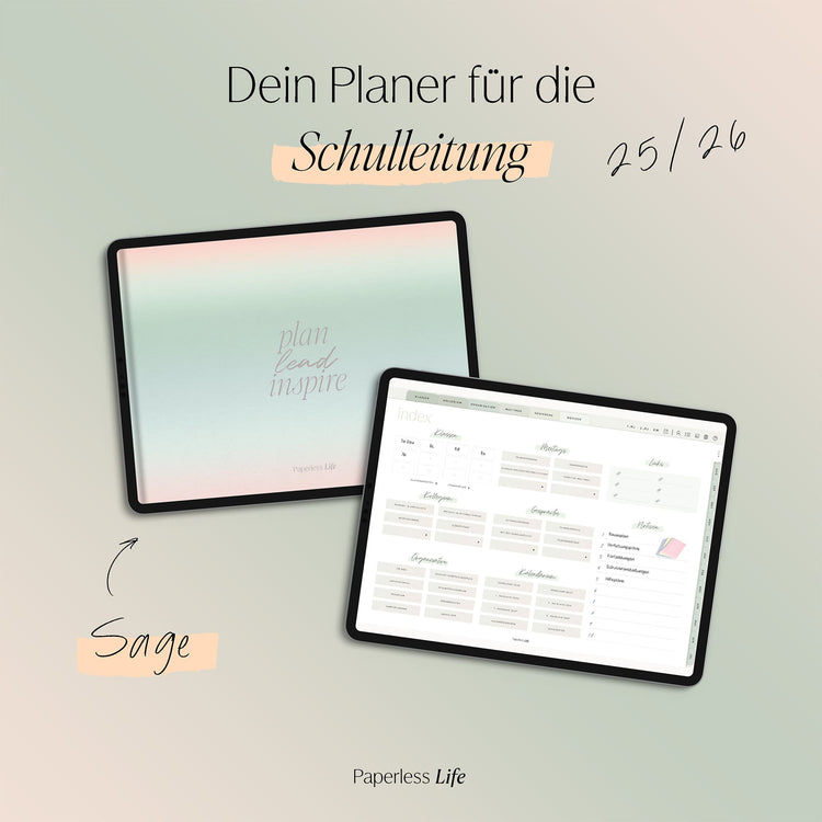 Digitaler Planer für die Schulleitung 25/26