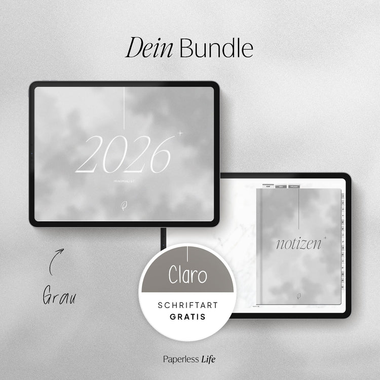 Digitales Starter-Bundle 2026 | Minimalist