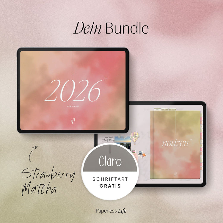 Digitales Starter-Bundle 2026 | Minimalist