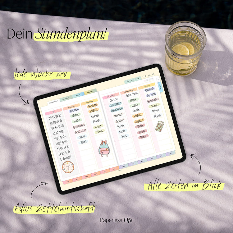 Digitales Hausaufgabenheft 2025/26