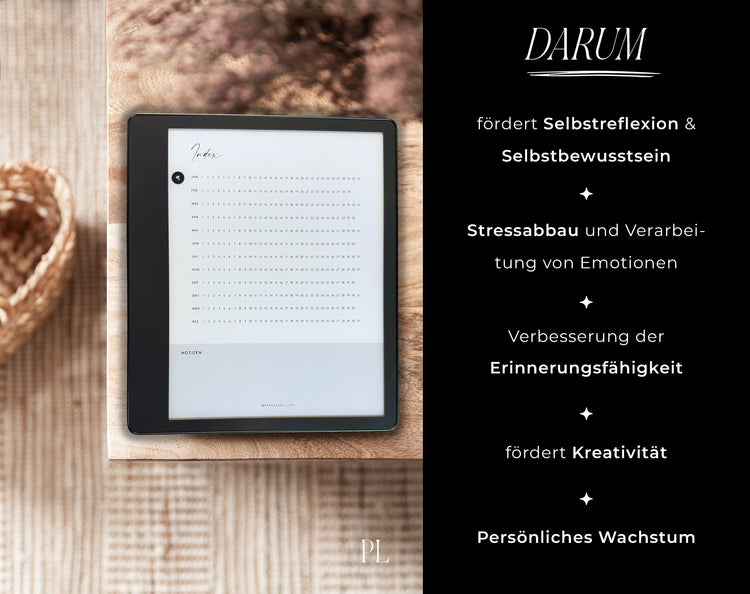 Digitales Tagebuch für Kindle Scribe