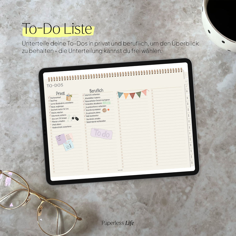 Digitaler Tagesplaner 2026 | Paperless Basics