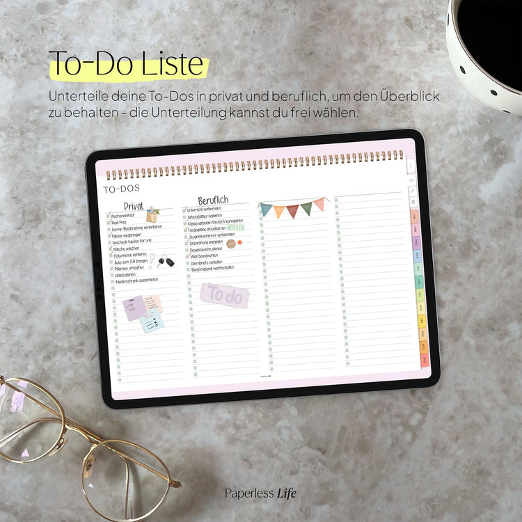 Digitaler Tagesplaner 2026 | Paperless Basics