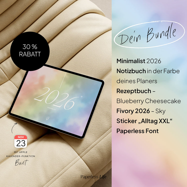 Digitales Expert-Bundle 2026 | Minimalist