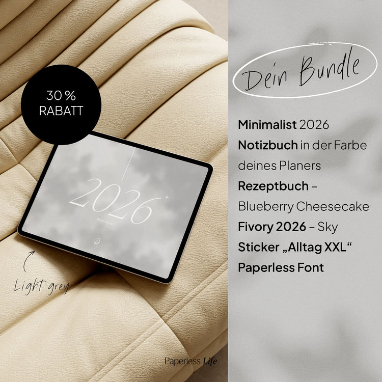 Digitales Expert-Bundle 2026 | Minimalist