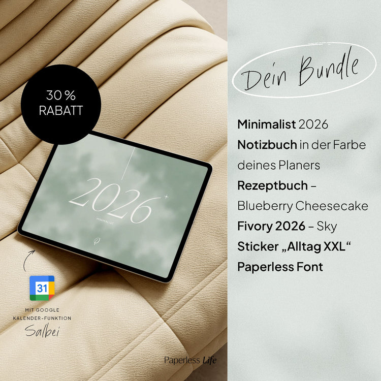 Digitales Expert-Bundle 2026 | Minimalist