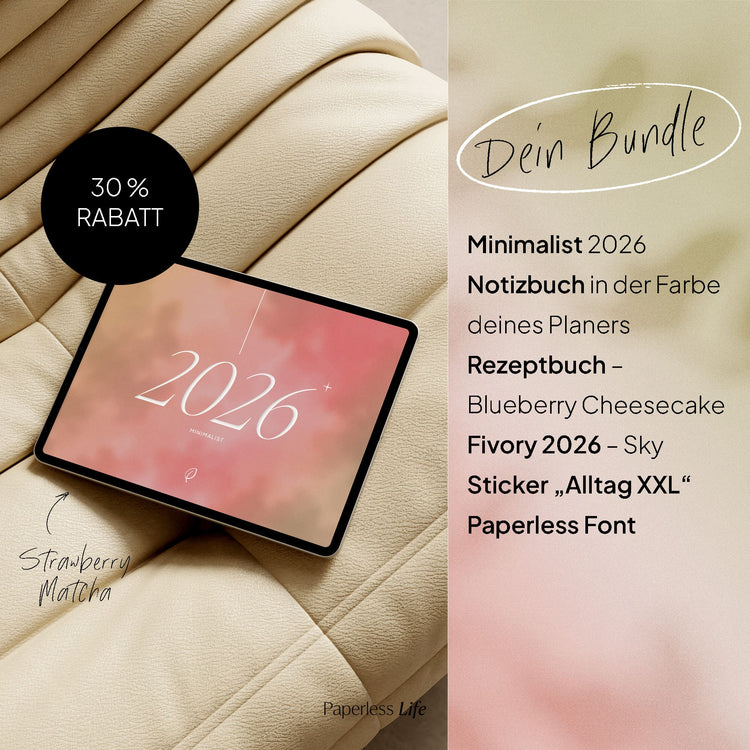 Digitales Expert-Bundle 2026 | Minimalist