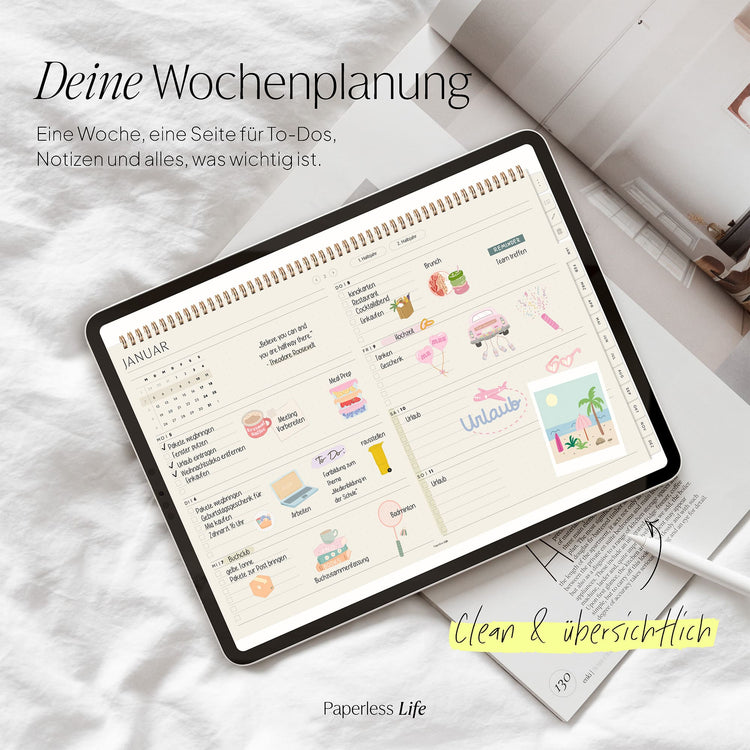 Digital Weekly Planner 2025