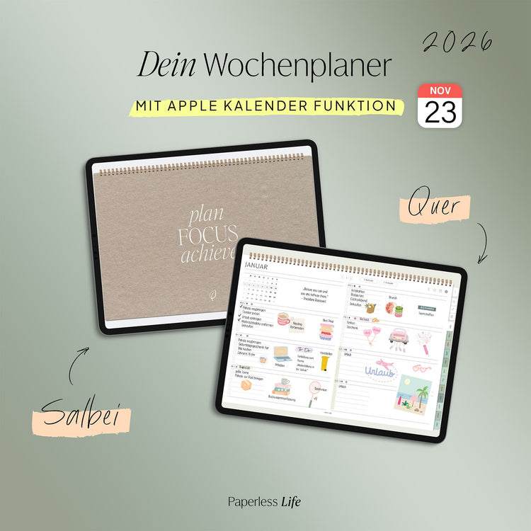 Digital Weekly Planner 2025