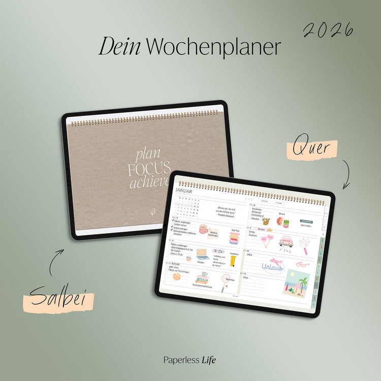 Digital Weekly Planner 2025