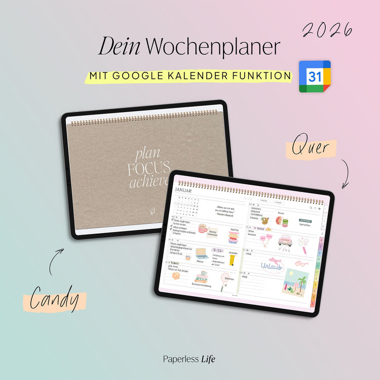 Digital Weekly Planner 2025