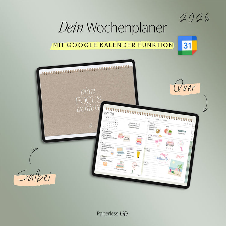Digital Weekly Planner 2025