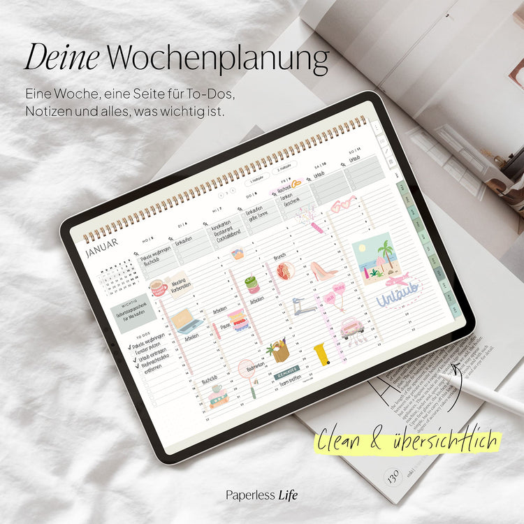Digital Weekly Planner 2025