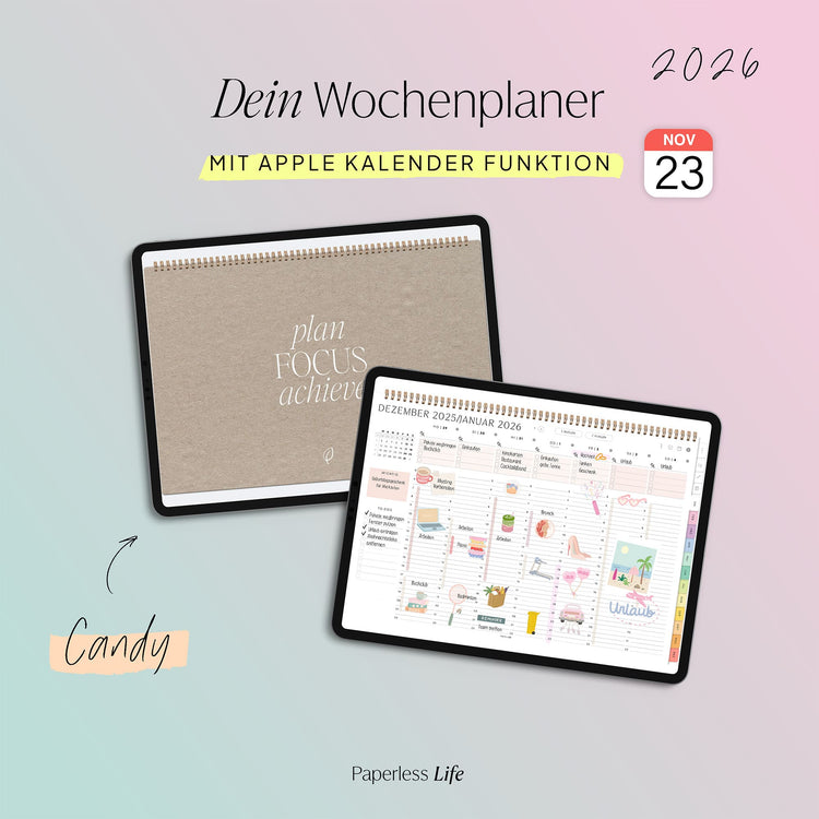Digital Weekly Planner 2025