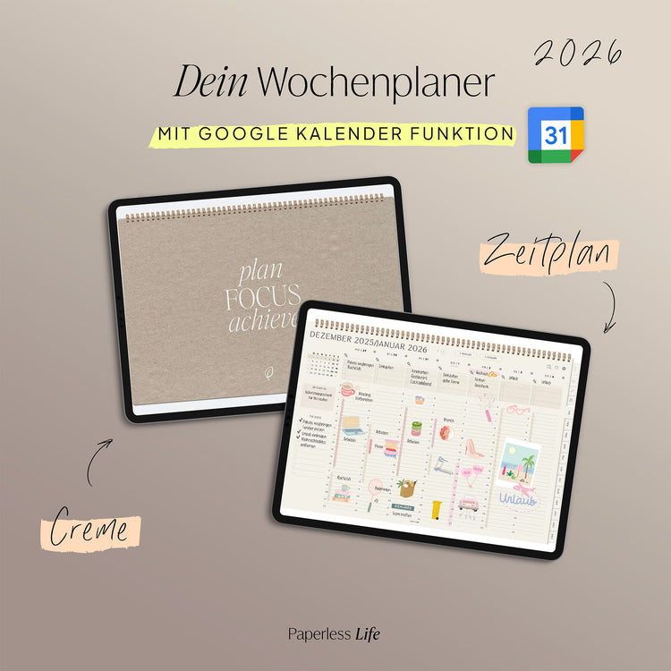 Digital Weekly Planner 2025
