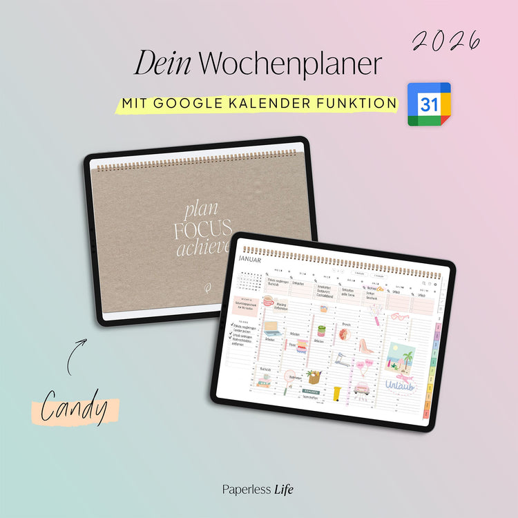 Digital Weekly Planner 2025