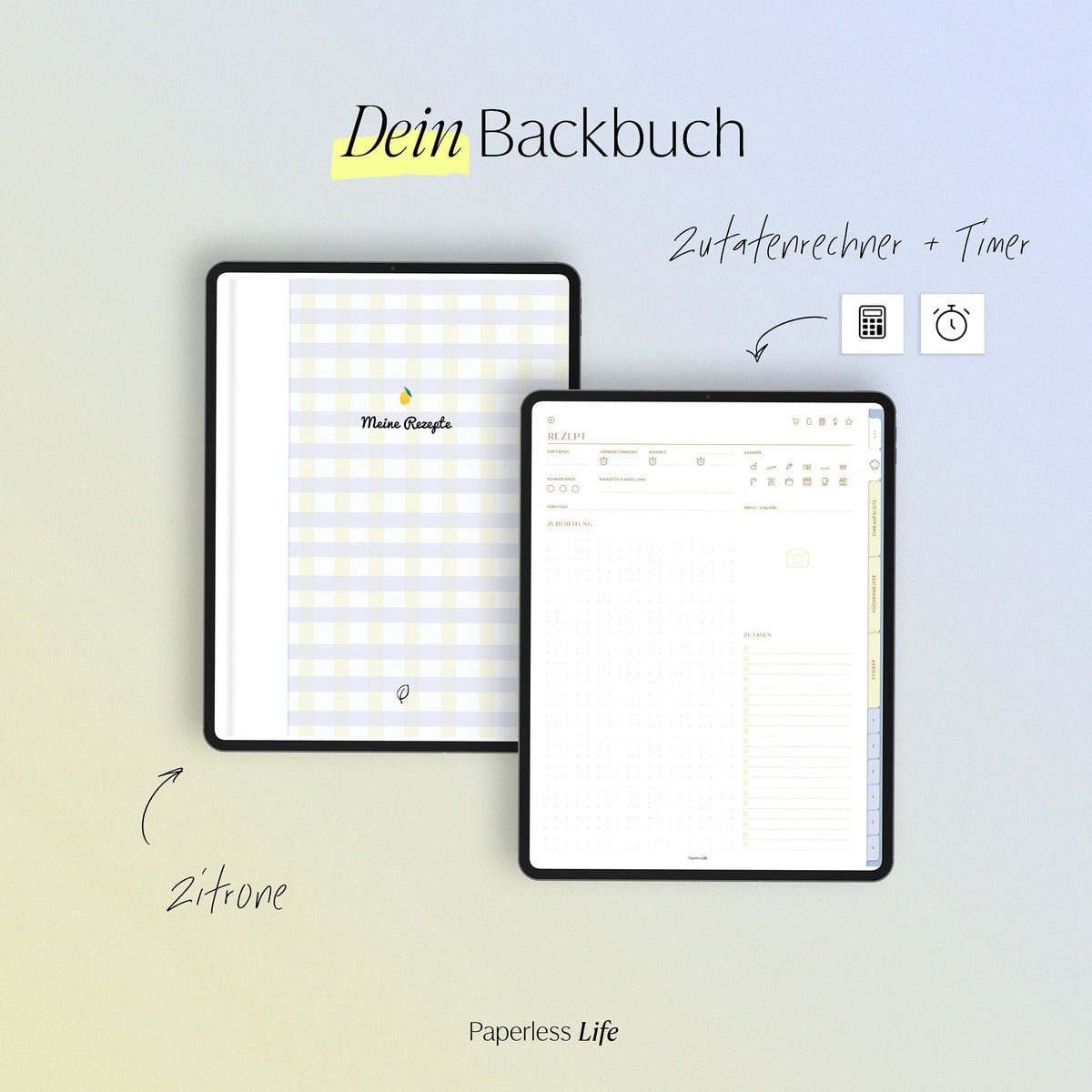 Digitales Backbuch