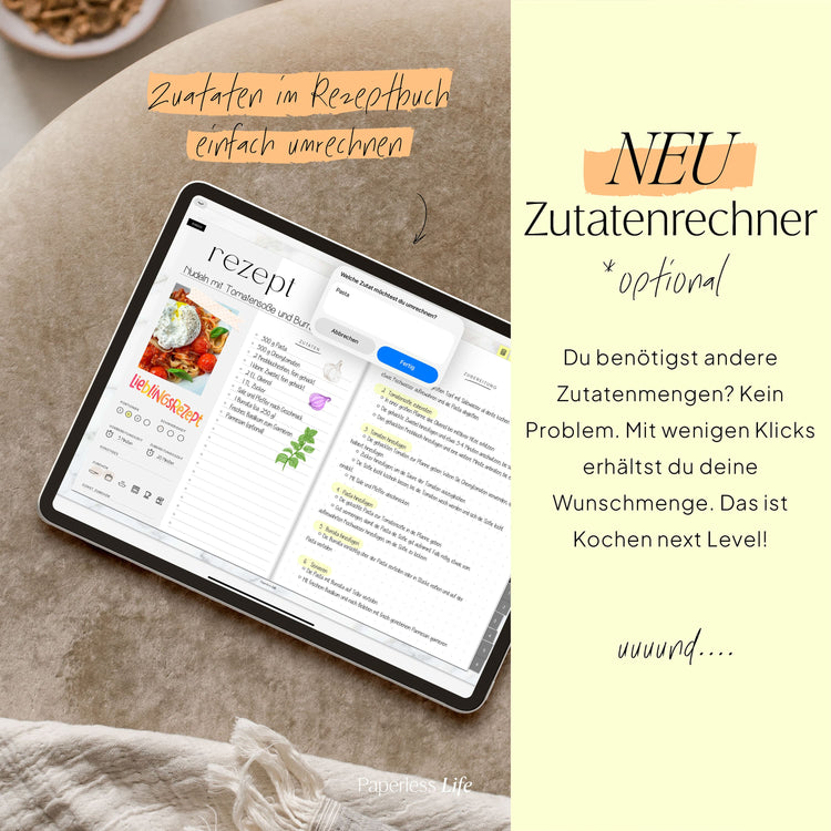 Digitales Rezeptbuch