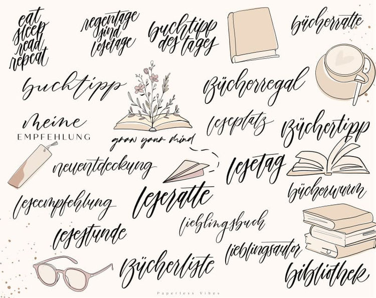 100+ Instagram Story Sticker - 📔 Bücher