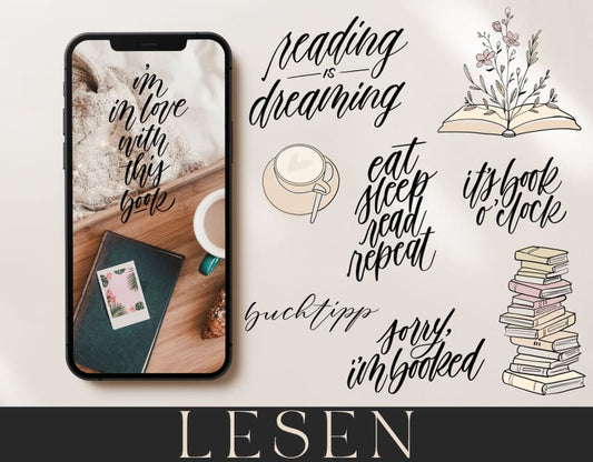 100+ Instagram Story Sticker - 📔 Bücher