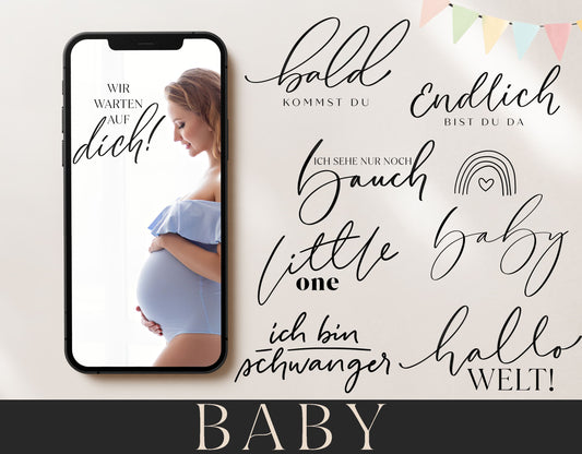 150+ Instagram Story Stickers - 🍼 Baby & Pregnancy