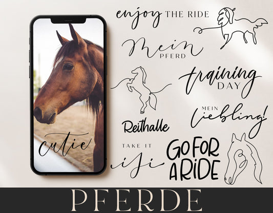 170+ Instagram Story Stickers - 🐴 Horses / Riding