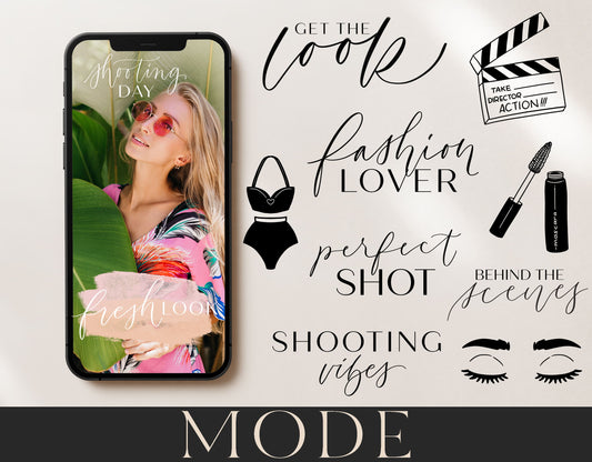 150+ Instagram Story Sticker - 👗 Mode & Fashion Blogger*in