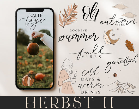 150+ Instagram Story Sticker - 🍂 Herbst II