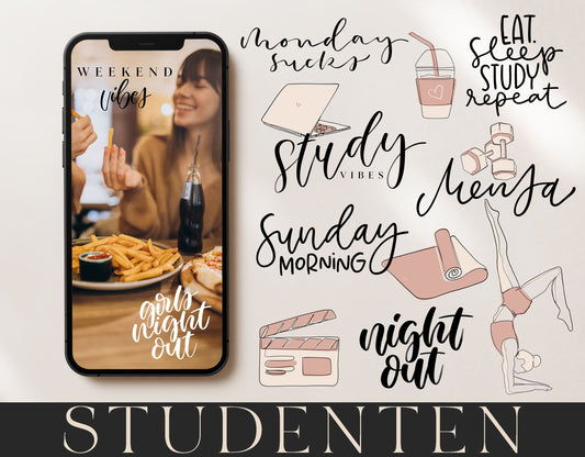 140+ Instagram Story Sticker - 👨‍🎓 Studenten