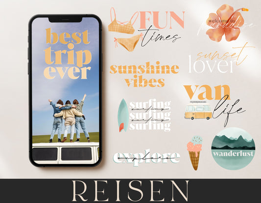 200+ Instagram Story Stickers - 🗺️ Vacation